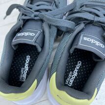 1408◎ adidas cloudfoam comfort アディダス 靴 ランニング シューズ ローカット カジュアル グレー メンズ25.0_画像7