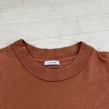 1412◎ 1_OF MINE ワンオブマイン トップス Tシャツ カットソー 半袖 クルーネック 無地 カジュアル ブラウン メンズL_画像4