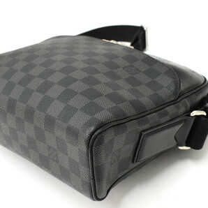 1円 ◆LOUIS VUITTON ルイヴィトン ディトンPM ショルダーバッグ N41408 ダミエグラフィット ブラック◆E.Cipo.hP-15の画像5