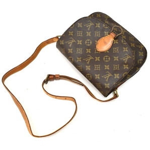 1円 ◆良品 LOUIS VUITTON ルイヴィトン ショルダーバッグ サンクルーGM M51242 モノグラム キャンバス ブラウン◆E.Csee.bO-15の画像6