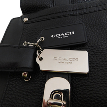 1円 ■ 極美品 コーチ ハンドバッグ 34408 ブラック系 レザー スワッガー 手提げ おでかけ COACH ■E.Bmo.tl-10_画像9