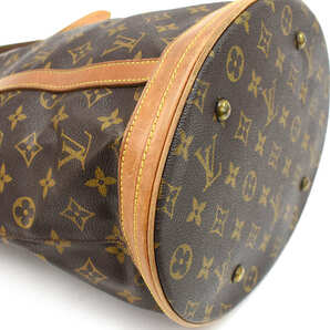 1円 ◆定価14万 美品 LOUIS VUITTON ルイヴィトン トートバッグ バケットGM M42236 モノグラム ブラウン◆E.Csom.oR-29の画像5