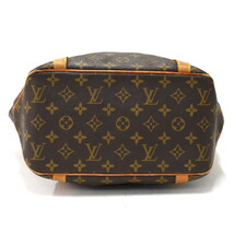 1円 ◆LOUIS VUITTON ルイヴィトン ショルダーバッグ サックショッピング M51109 モノグラム ブラウン◆K.Csol.tI-24_画像4