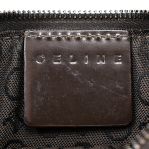 1円 ◆極美品 CELINE セリーヌ ポーチ コインケース 小物入れ ファー レザー ダークブラウン◆E.Bio.Gt-25☆の画像9