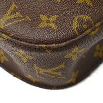 1円 ◆美品 LOUIS VUITTON ルイヴィトン ショルダーバッグ サンクルーGM モノグラム キャンバス ブラウン◆E.Csli.hP-26_画像6