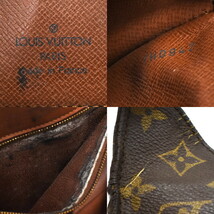 1円 ◆LOUIS VUITTON ルイヴィトン ショルダーバッグ サンクルーGM M51242 モノグラム キャンバス ブラウン◆E.Cslo.tI-19_画像8