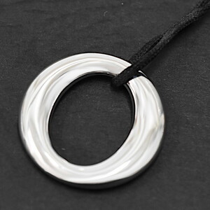 1 jpy * as good as new TIFFANY&Co. Tiffany pendant necklace choker sebi hole L sa Pele ti925 silver *E.Bmr.rS-04