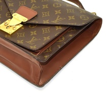 1円 ◇ 極美品 LOUIS VUITTON ルイヴィトン 2WAYバッグ モンソー28 M51185 モノグラム キャンバス◇Cep_画像6