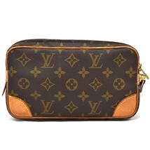 1円 ◇ 極美品 LOUIS VUITTON ルイヴィトン セカンドバッグ クラッチ マルリー・ドラゴンヌ M51827 モノグラム キャンバス◇Cmp_画像3