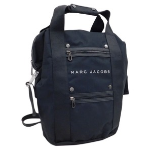 1円 ■ 新品同様 マークジェイコブス リュック ブラック系 ポリエステル お出掛け MARC BY MARC JACOBS ■E.Bmm.An-26