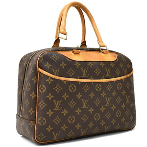 1円 ◆定価20万 LOUIS VUITTON ルイヴィトン ハンドバッグ ドーヴィル M47270 モノグラム ブラウン◆E.Csms.hP-06