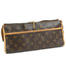 1円 ◆定価11万 LOUIS VUITTON ルイヴィトン ショルダーバッグ ポパンクールロン M40008 モノグラム ブラウン◆E.Cssl.tI-02_画像1