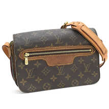 1円 ◆美品 LOUIS VUITTON ルイヴィトンショルダーバッグ サンジェルマン24 M51210 モノグラム ブラウン◆E.Csu.hP-02_画像1