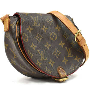 1円 ◎定価9万 美品 LOUIS VUITTON ルイヴィトン ショルダーバッグ タンブラン M51179 モノグラム ブラウン◎E.Clel.lA-05