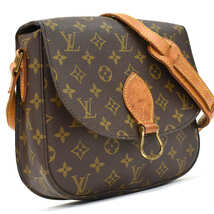 1円 ◆定価14万 美品 LOUIS VUITTON ルイヴィトン ショルダーバッグ サンクルーGM M51242 モノグラム ブラウン◆E.Cmgs.lA-05_画像1