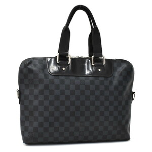 1円 ◆良品 LOUIS VUITTON ルイヴィトン ビジネスバッグ ポルトドキュマンジュール N42241 ダミエコバルト◆E.Cseu.tI-09