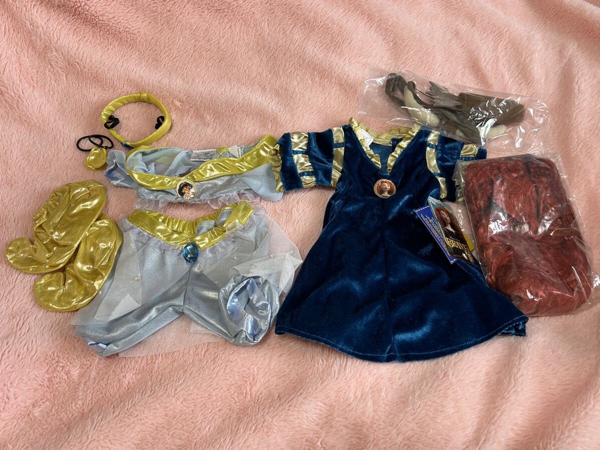 Build a Bear Duffy Shellie May S size 43cm Costume Outfit Aladdin Jasmine Merida and the Forest Merida, character, disney, duffy