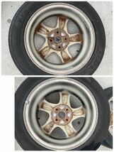 スバル純正 アルミホイール 14インチ ENKEI 14x4.5J+45 PCD 100 4本 セット_画像6