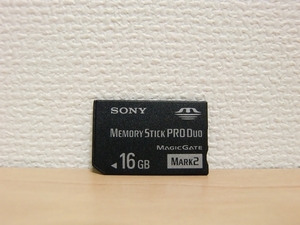 SONY　メモリースティック PRO Duo 16GB　初期化済み【送料無料】