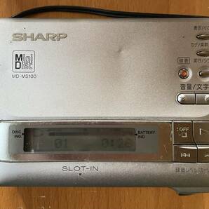 Sharp.シャープ.MD-MS100 本体のみ出品。動作品.再生.録音.確認済み。の画像1