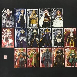 「Fate Apocrypha」聖杯大戦開幕フェア　ゲーマーズ/アニメイト　関連商品購入予約特典　特製カード全16種類セット　C