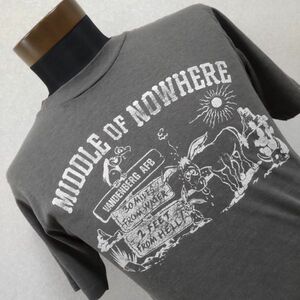 VANDENBERG AFB バンデンバーグ 空軍基地 ミリタリー Tシャツ 黒 ブラック MIDDLE NOWHERE