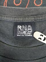 RNA SWEAT アールエヌエー 両面 ド派手 プリント Tシャツ サイズS 黒 ブラック_画像4
