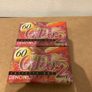2本セット　DENON C'Do2 for CD 60x6.90 ハイポジション　カセットテープ　C-DO2 60　デノン