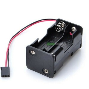 【送料無料】バッテリーボックス FUTABAコネクター(JRでも使用出来ます） 受信機電源 単三電池4本 の画像3