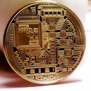 【新品】【送料無料】ビットコイン（レプリカコイン）７枚セット ゴルフ マーカー グリーン Bitcoin 仮想通貨の画像3