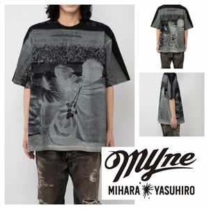  new goods not yet #MYne Mihara Yasuhiro #Child big Silhouette print T-shirt S black black Child Printed MIHARA YASUHIRO my n regular price 22000 jpy 