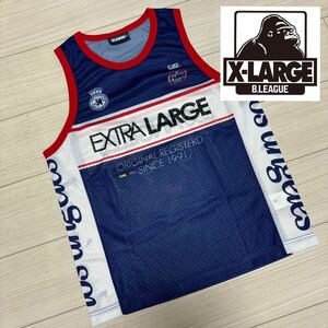  as good as new #XLARGE# mesh game shirt uniform tank top S S navy white red XLarge Los Angeles 1991