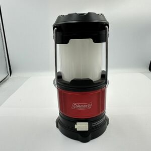 E166-SK10-621 Coleman コールマン ラギッドパックアウェイランタン LED 照明 ライト レッド 動作確認済み ①