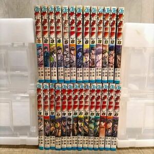 E211-U13-2447 Ken, the Great Bear Fist all volume set all 27 volume Jump comics Shueisha boy manga grappling manga Buronson Tetsuo Hara all 245 story Kenshiro north . god .①