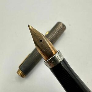 E238-I37-3778 ◎ PARKER パーカー 万年筆 STERLING スターリング ペン先収納時:約12.5cm 筆記時:約11.5cm 筆記用具 ①