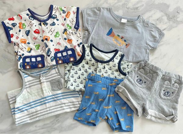 サイズ60〜70cm 6着　teta a tete baby gap ユニクロなど