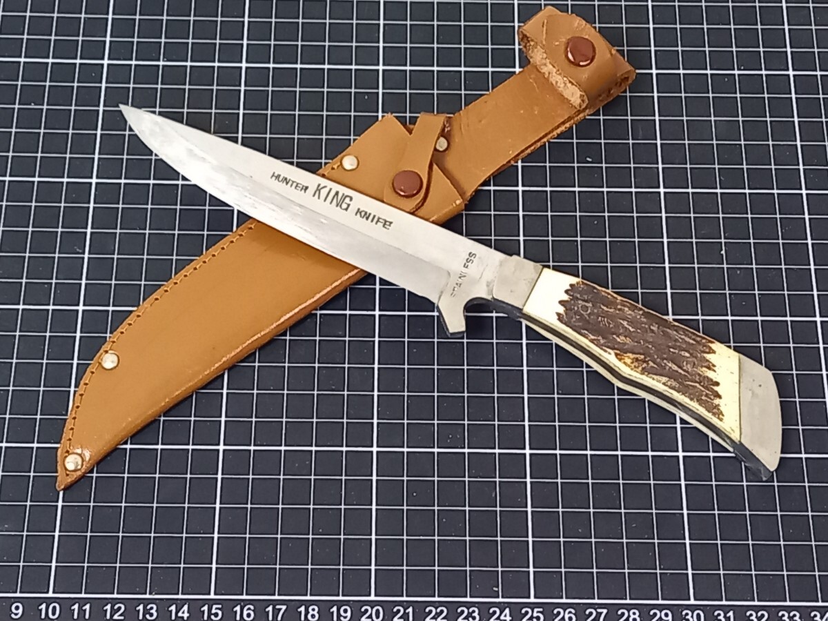 Yahoo!オークション -「鹿角ナイフ」(ハンティングナイフ、狩猟刀 
