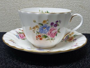 41115 美品 ROYAL WORCESTER ROANOKE C&S ロイヤルウースター ロアノーク カップ&ソーサー