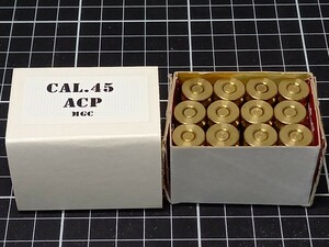 C08 未使用 カートリッジ MGC Cal.45 ACP CP ガバメント用 12発 美品