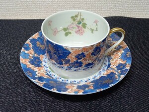 41501 未使用 美品 HAVILAND LIMOGES DAMMOUSE C&S アビランド リモージュ ダムーズ カップ&ソーサー 1