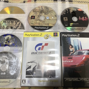 【8本セット】PS2 リッジレーサーV＋グランツーリスモ4＋真・三國無双4＋戦国無双＋鬼武者2＋天誅 紅＋ロードオブザリング 二つの塔 他