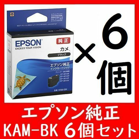 6個セット 純正 KAM-BK カメ 推奨使用期限2年以上 他に1～9個セットも出品しております。多くなるほどオトク
