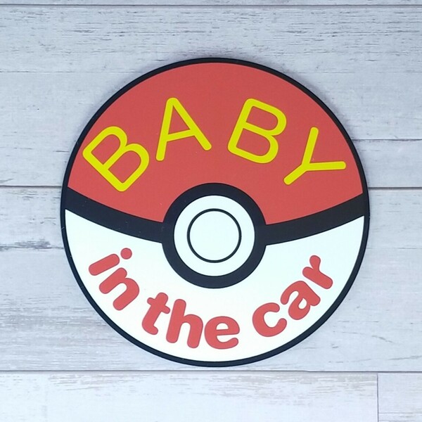 Baby in car マグネットステッカー ベイビーベビーインカー ポケモン