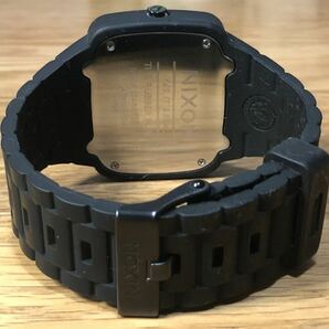 送料無料♪NIXON ニクソン RUBBER PLAYER ラバープレイヤー ブラック USED★4月電池交換済みの画像10