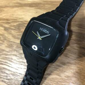 送料無料♪NIXON ニクソン RUBBER PLAYER ラバープレイヤー ブラック USED★4月電池交換済みの画像4