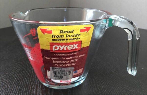 24h限定SALE★ pyrex made in USA パイレックス メジャーカップ 500ml 新品未使用