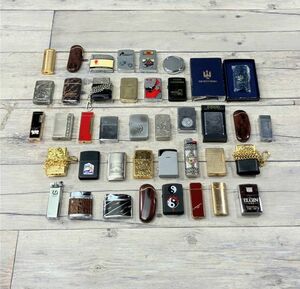 [ gross weight approximately 2286g] lighter summarize maruman LANCEL YSL other set sale 30 piece and more zippo gas lighter lighter operation not yet verification Junk present condition 