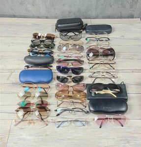  sunglasses 40 point and more brand large amount summarize ka The -ru Yves Saint-Laurent POLICE other Junk sunglasses set . present condition goods 