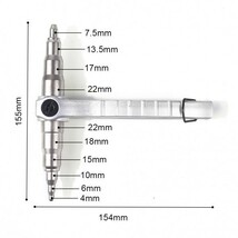 43☆高品質使い易い エアコン修理 ソフト銅管チューブ パイプ 拡管 手動 便利 汎用 工具 拡張 チューブエキスパンダー ポータブル 4～22mm_画像3