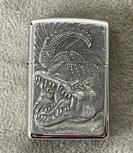 Zippo ジッポライター　クロコダイル　中古品 長期保管品